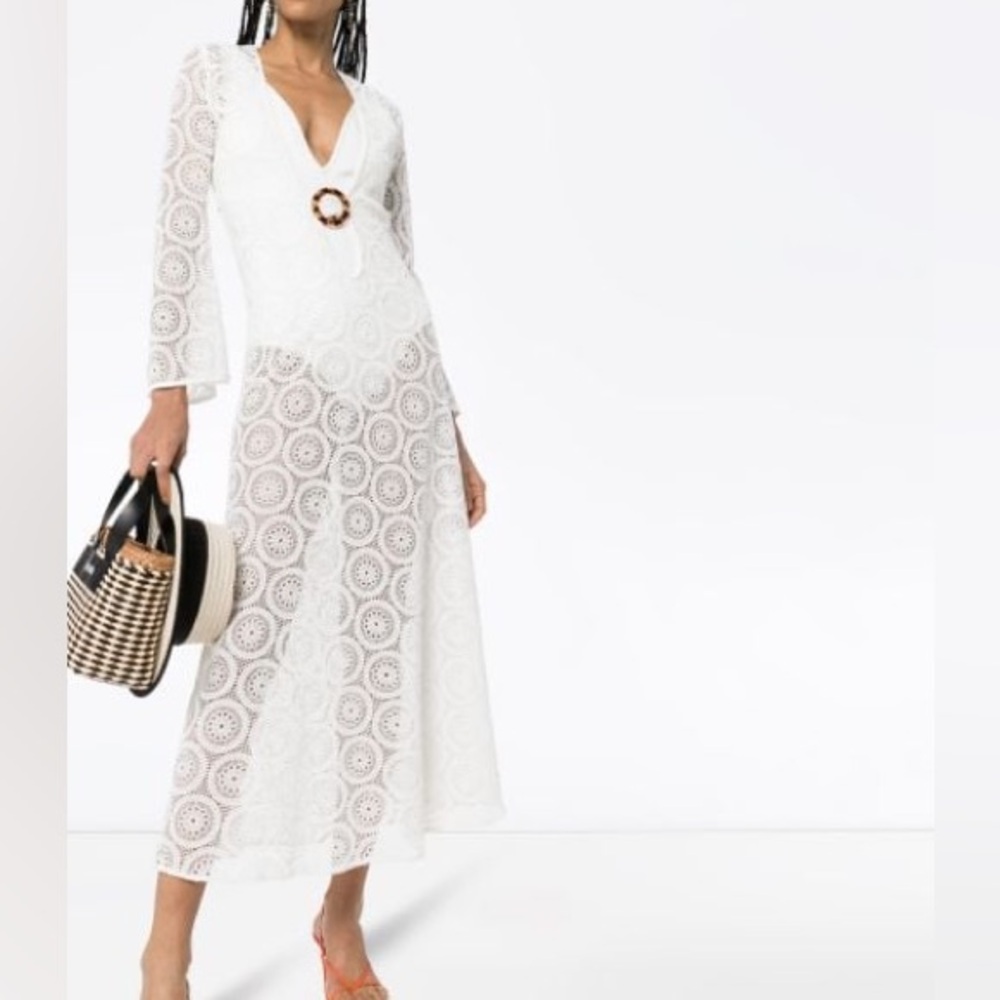 Dodo Bar Or Jane Crochet Dress XS White